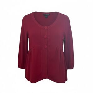 Willi Smith Large Button Cardigan Sweater